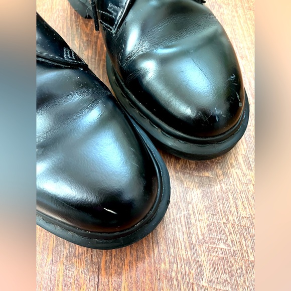 DR. MARTENS 1461 MONO SMOOTH LEATHER OXFORD SHOES - Picture 3 of 5